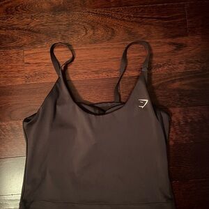 Gymshark Black Crop Top